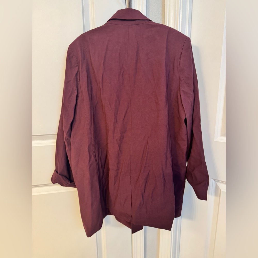 a new day Rich Maroon Blazer - Picture 4 of 9